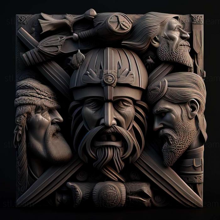 3D model Celtic Kings Rage of War game (STL)